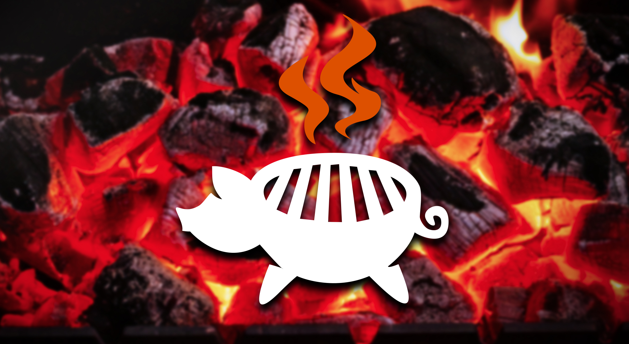 Grillschweine Grillkohle logo