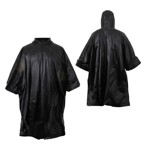 Poncho langlebig schwarz