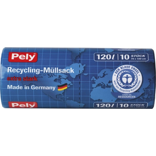 Pely Recycling-Müllsack 120L 10 Stück