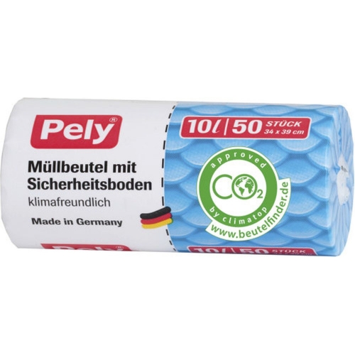 Pely Mllbeutel mit Sicherheitsboden 10L 50 Stck