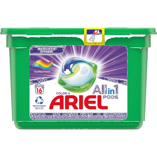 Ariel All-in-1 PODS Color Farbschutz 16 Waschladungen