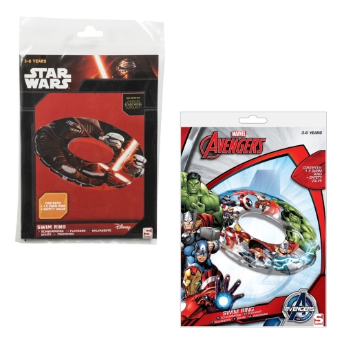 Schwimmring Schwimmreifen STAR WARS Kylo Ren AVENGERS Schwimmhilfe