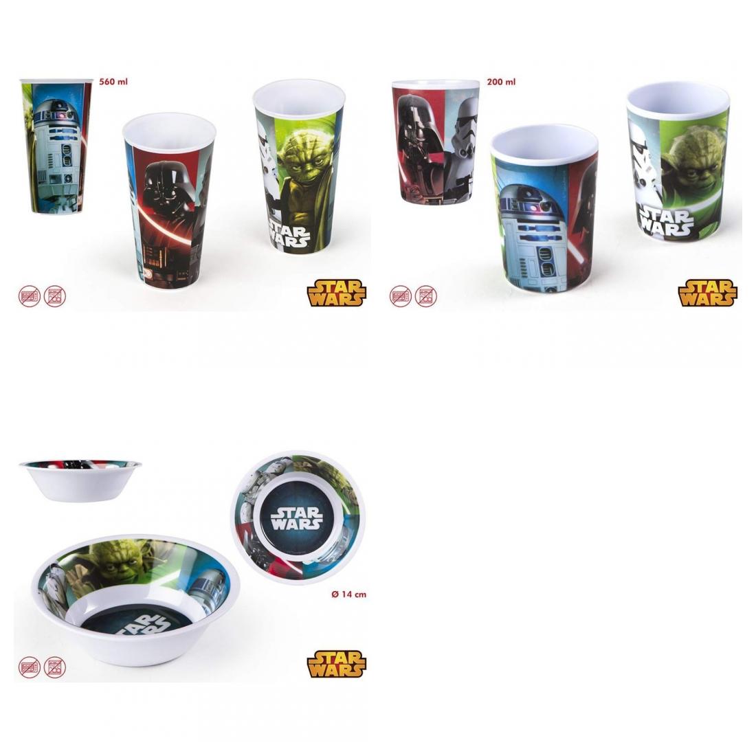 Star Wars Teller aus Melamin 