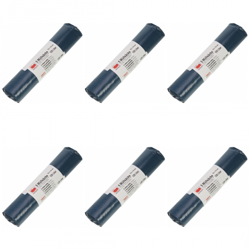 6 x Mllscke 120l 110x70cm 5er blau