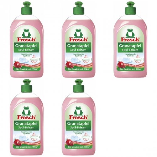 5 x Frosch Splbalsam Granatapfel 500ml Flasche