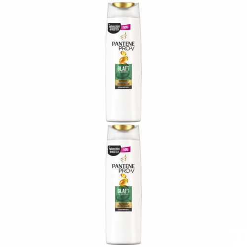 Pantene Pro V Glatt + Seidig Shampoo 2 x 300ml