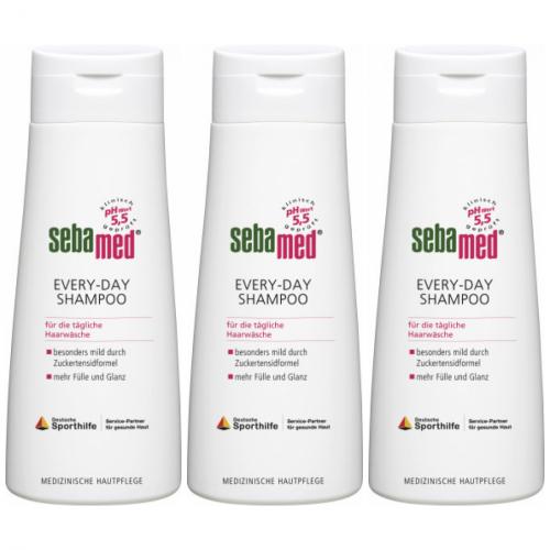 3 x Sebamed Every-Day Shampoo Flasche 200 ml