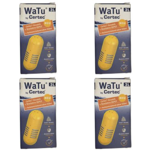 4 x Wasserentkeimung Watu by Certec 3 Liter Keimentziehend ohne Silber