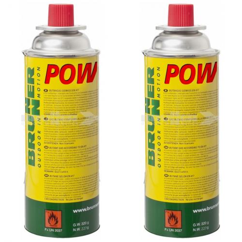 2 x Brunner Powergaz Typ: Powergaz 227g