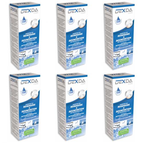 6 x DEXDA clean bis 60L Tankgre - 100 ml