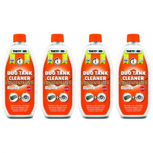 4 x Thetford Duo Tank Cleaner Konzentrat Toilettenflssigkeit Tankreiniger 800ml