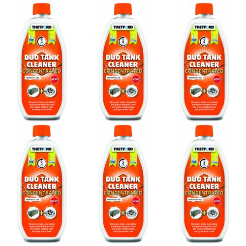 6 x Thetford Duo Tank Cleaner Konzentrat Toilettenflssigkeit Tankreiniger 800ml