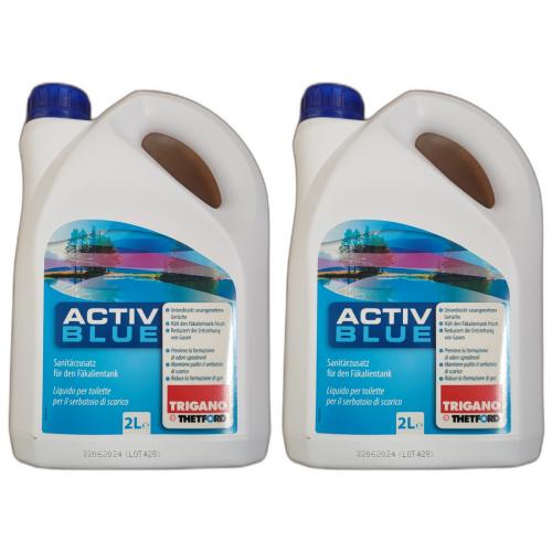 2 x ACTIV BLUE 2 LIter TRIGANO by THETFORD Sanitrzusatz fr Fkalientank