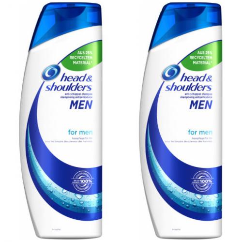 2 x Head & Shoulders for men 500ml Flasche