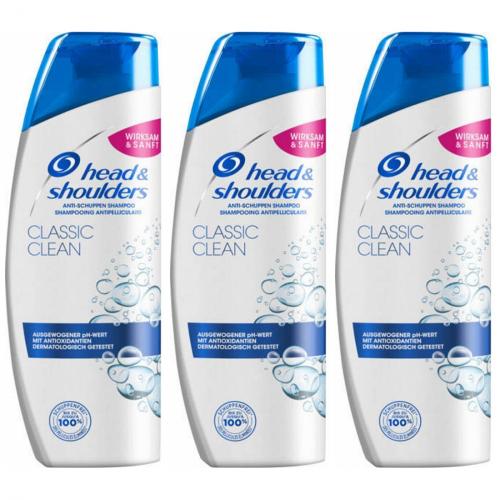3 x Head & Shoulders classic 500ml Flasche