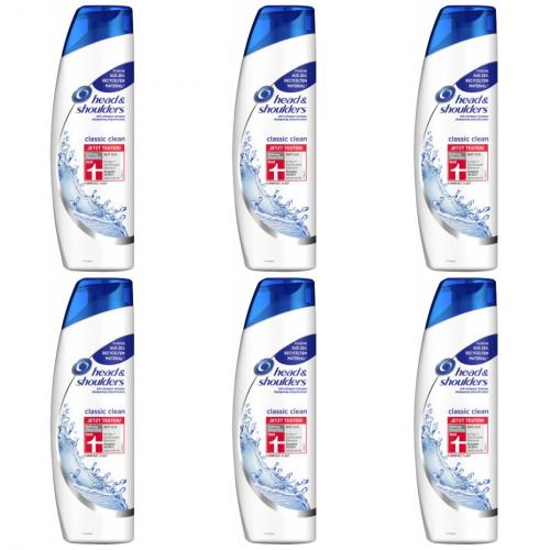 6 x Head & Shoulders classic 300ml Flasche