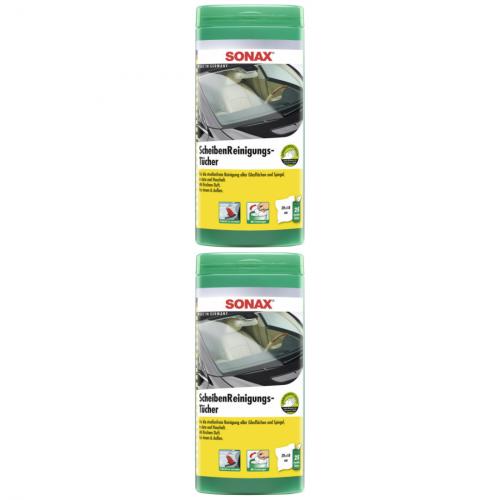 2 x Sonax Scheibenreinigungstcher 25 Stck