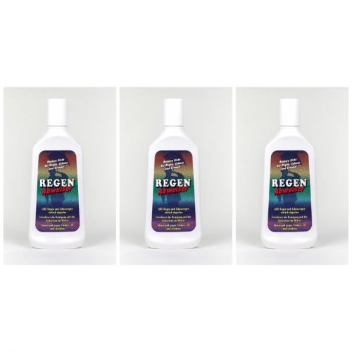 3 x Regenabweiser 250ml - weiss