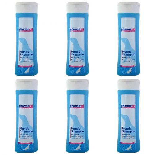 6 x Hundeshampoo 300ml - pharmavet