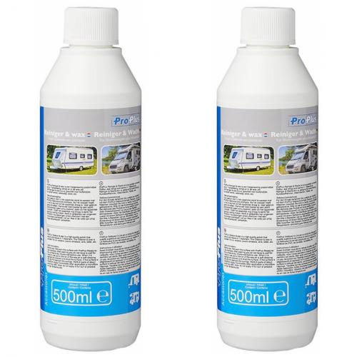 2 x Reiniger & Wachs 500ml fr Wohnwagen und Reisemobil