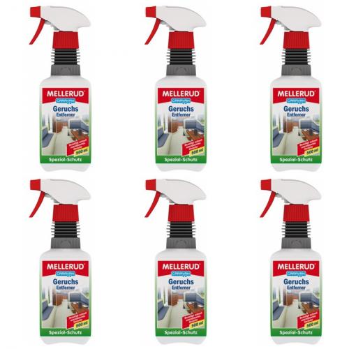 6 x Mellerud Geruchs-Entferner 500ml