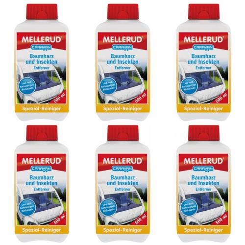 6 x Mellerud Baumharz- u. Insektenentferner 500ml