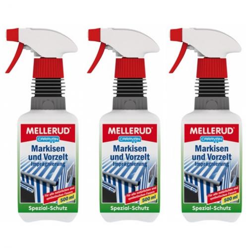 3 x Mellerud Markisen- u. Vorzelt-Imprgnierer 500ml