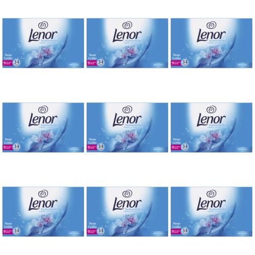 9 x Lenor Trocknertuch Aprilfrisch 34er