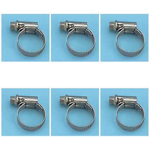 6 x Schlauchschelle 32-50 mm (2 Stck)