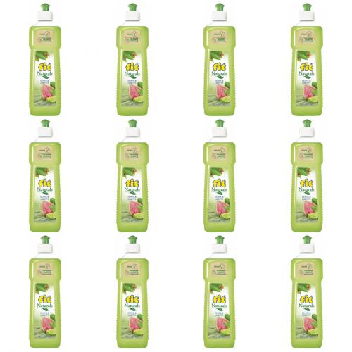 12 x fit Splmittel Guave-Limette 500ml Flasche vegan