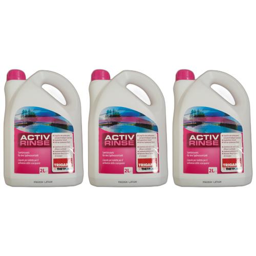 3 x TRIGANO by THETFORD Sanitrzusatz ACTIV RINSE 2 Liter