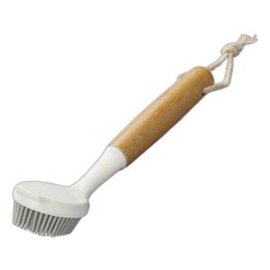Geschirrsplbrste Silikon 24,5 cm 7 cm x 5 cm Bambus