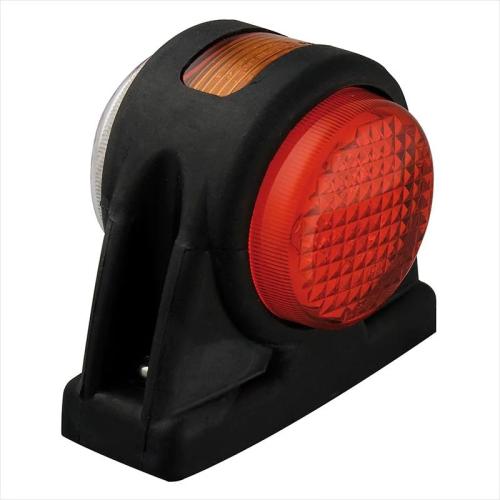 Umrissleuchte 12/24V rot/wei/orange 101x82mm LED