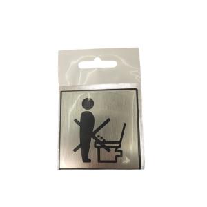 Aluminium Trschild 