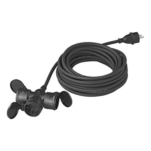 Steckdose Schuko 3-fach 10M 3x1,5mm