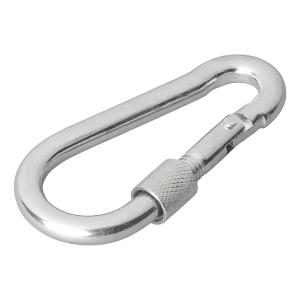 Karabiner Metall 8x80mm mit Schraubverschluss