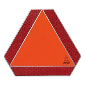 Alu-Warnschild reflektierend fr langsame Fahrzeuge