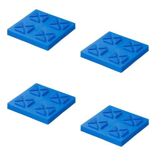 Sttzplatten stapelbar 21x21x3,3cm - Set von 4 Stck