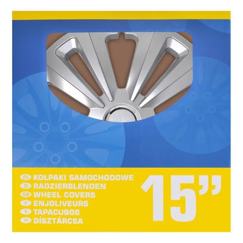 Radblenden-Set Terra 15 Zoll 4 Stck im Displaykarton