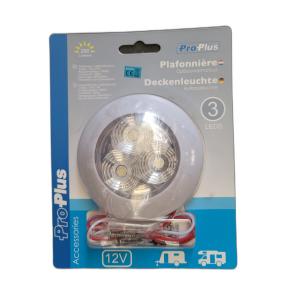 Deckenleuchte / Aufbauleuchte 3-Leds 12V 290lm 95x25mm