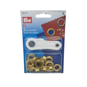 Messing-sen 11mm, 15 Stck im Blister