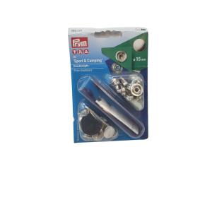 Druckknpfe Stoff, 15mm, 10 Stck im Blister