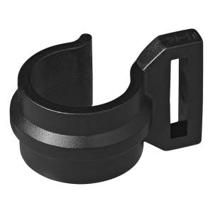 Innenzelthaken 20-25mm mit Schlitz schwarz