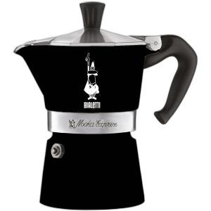 Bialetti Moka Express Espressokocher fr 1 Tasse Farbe Schwarz