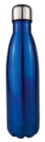 Thermoflasche blau-metallic