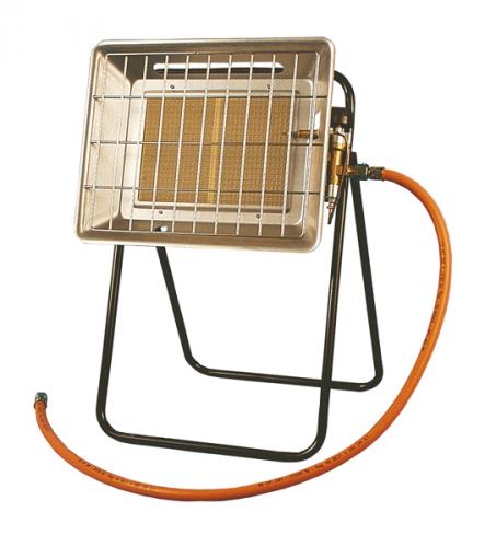 TGO Gas Heizstrahler Infrastar 4,3 kW 1000mm Schlauch Anschlussdruck 50 mbar 