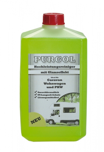 PURGOL Hochleistungsreiniger Wohnwagen Reisemobil Glanzeffekt 1 Liter
