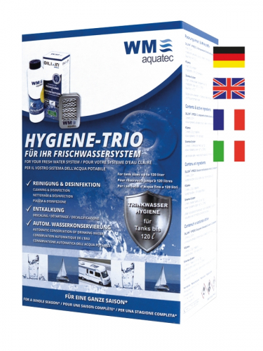 Hygiene-Trio für Frischwassersysteme