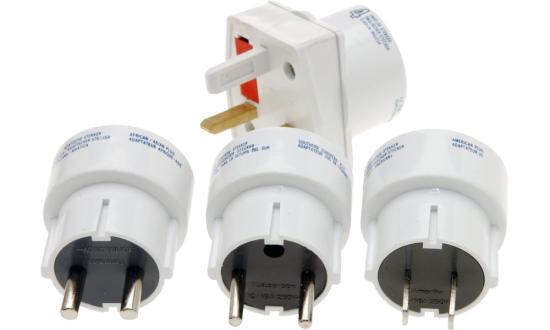 Reisestecker 4-teilig
