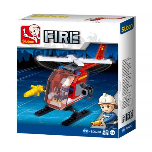 Sluban Fire Hubschrauber 76 Teile